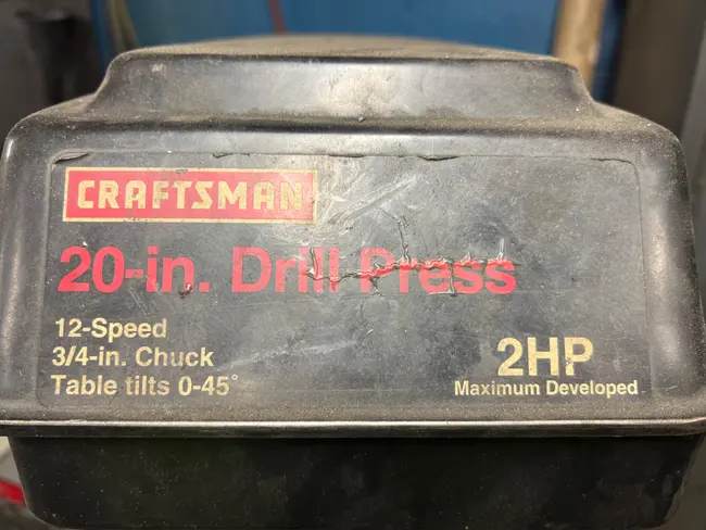 CRAFTSMAN 20-IN UPRIGHT DRILL PRESS - undefined