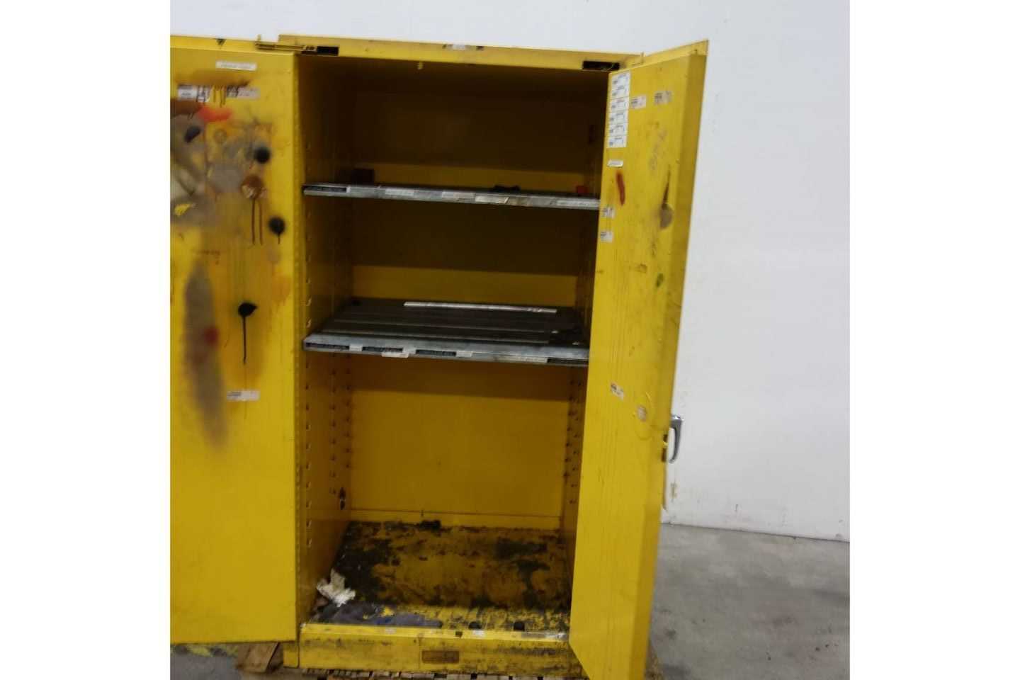 JUSTRITE FIRE CABINET - FLAME PROOF STORAGE CABINET