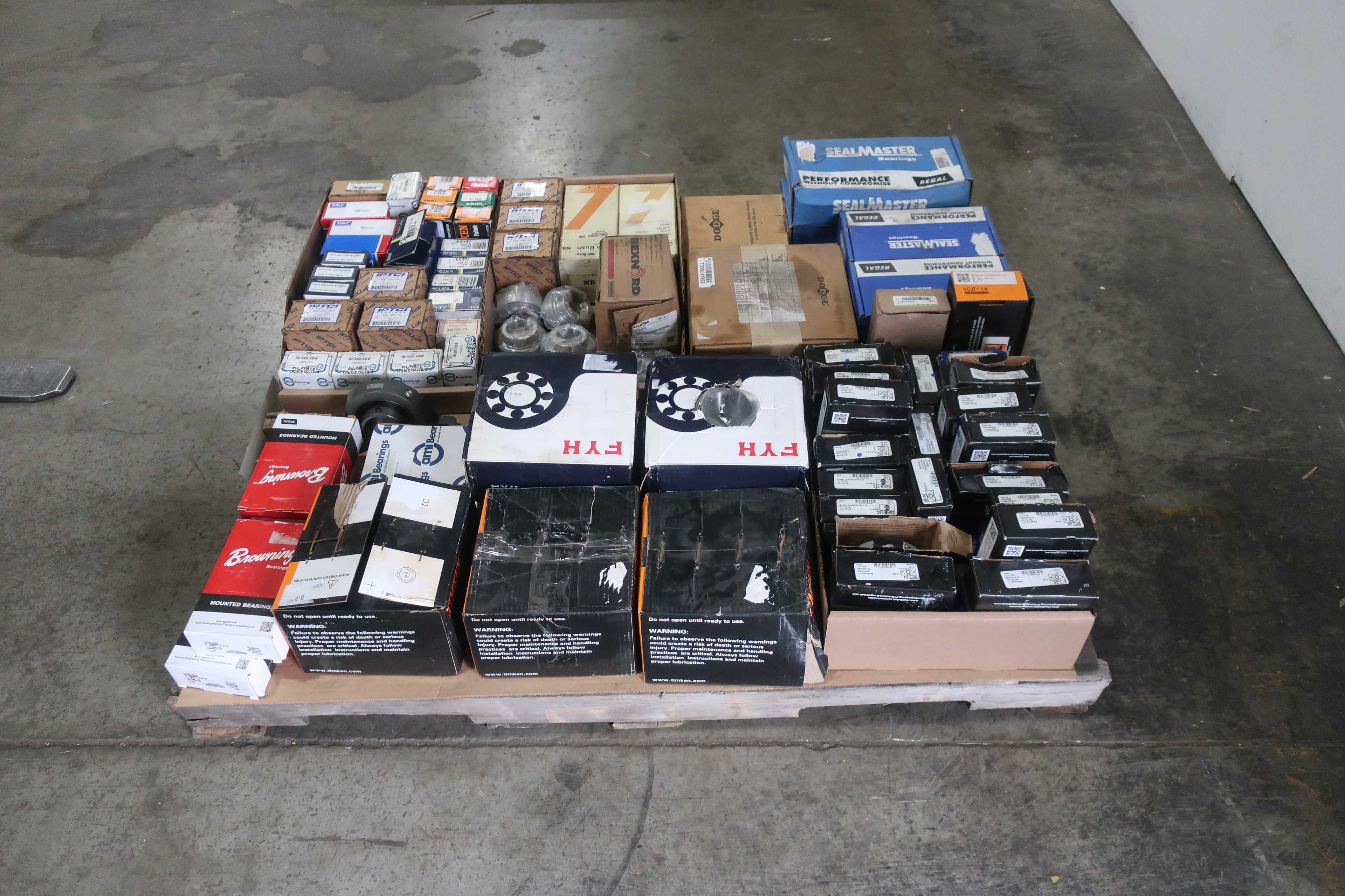 SKU 1749839 - 1 PALLET OF ASSORTED MOUNTED BEARINGS - BEARINGS