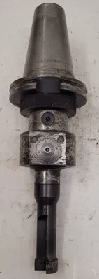 KOMET MO205201 FINE ADJUSTABLE BORING HEAD WITH CAT50 HOLDER AND UB0005360 BORING TOOL - MACHINE TOOLING
