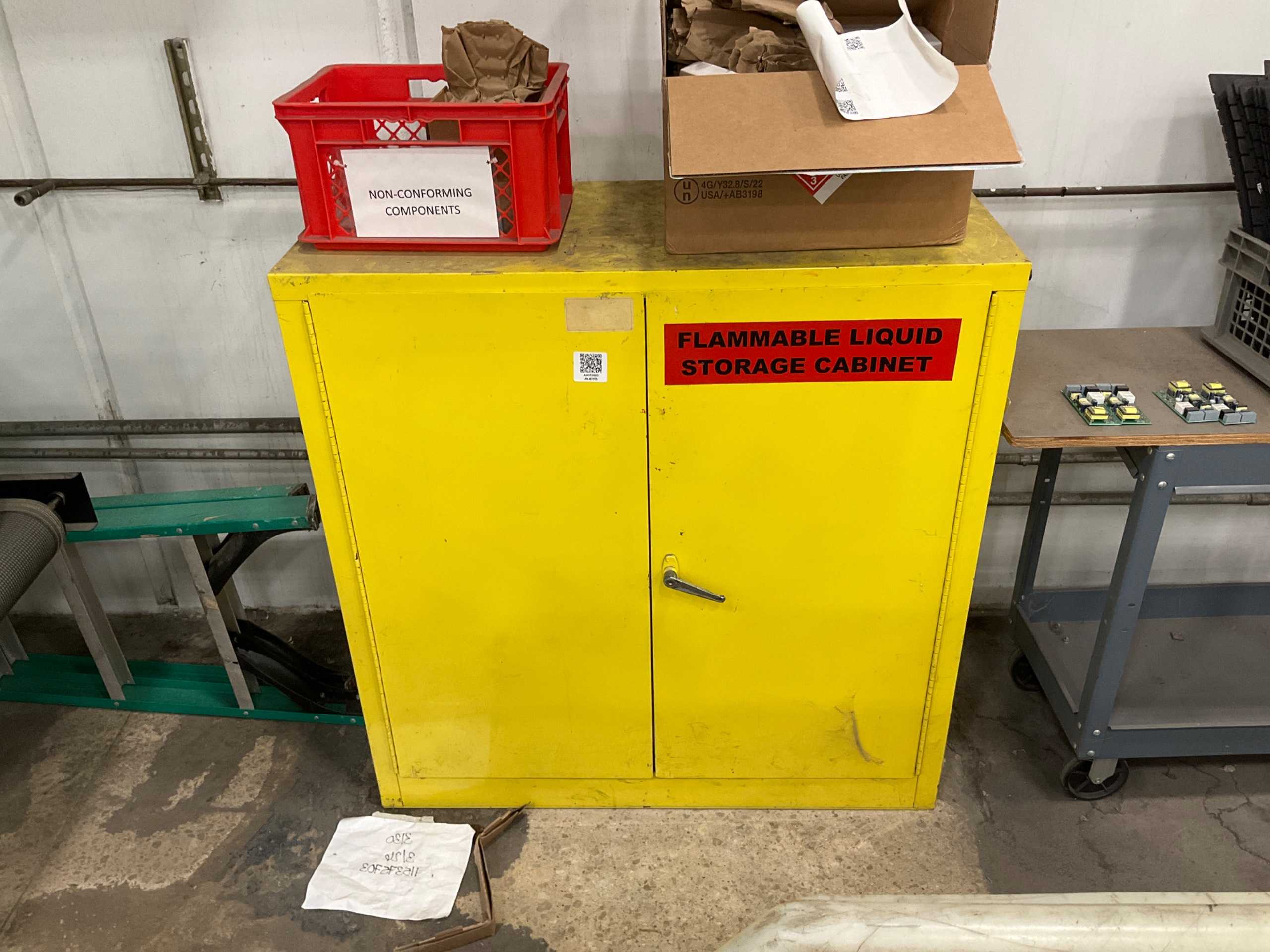 FLAME PROOF STORAGE CABINET - FLAME PROOF STORAGE CABINET