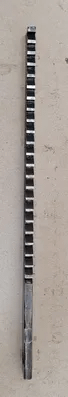 DAVIS 3/8 KEYSEATER CO. GP 3/8" KEYSEATER BROACH 13/16" HEIGHT 16" LENGTH - MACHINE TOOLING