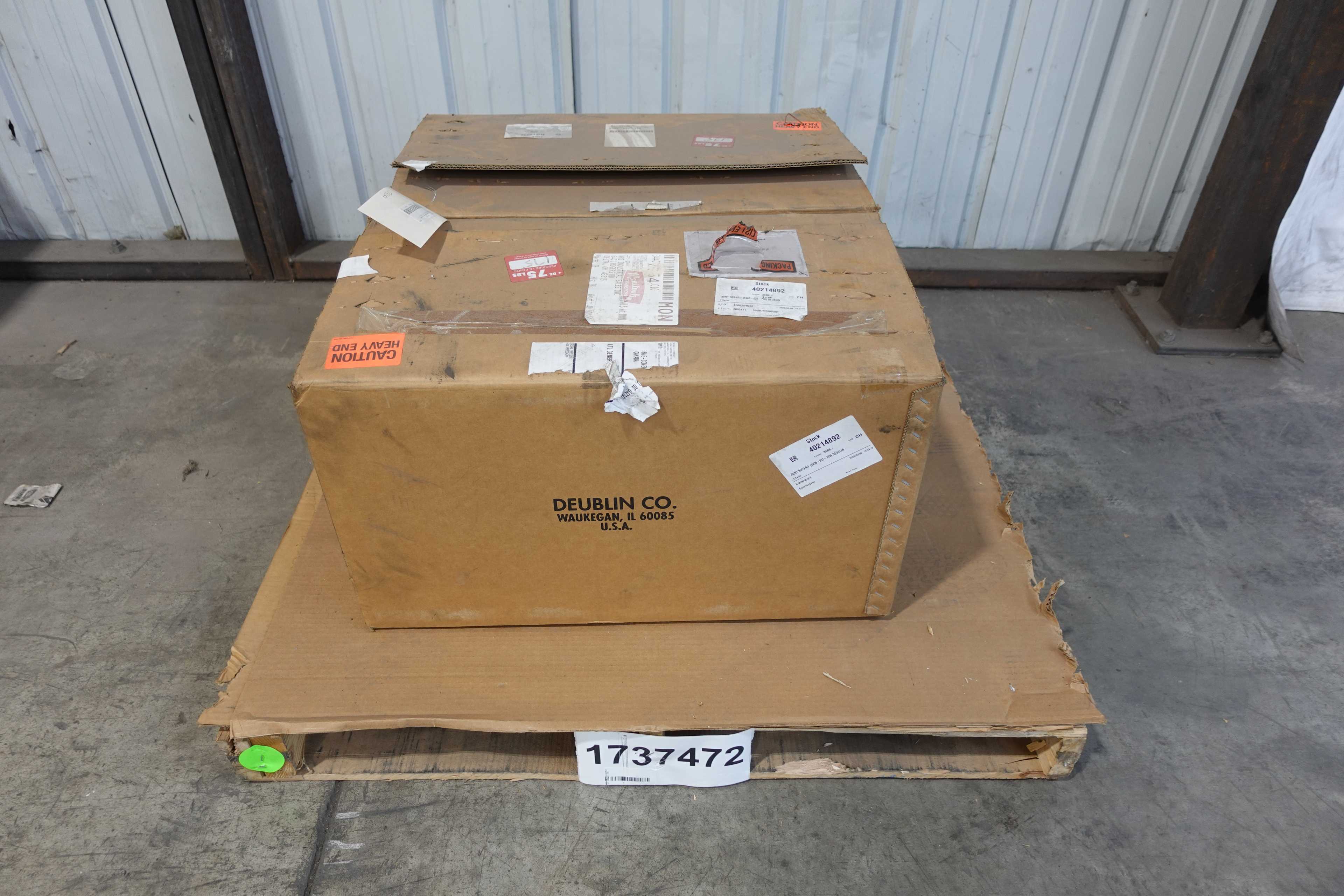 SKU 1737472 - LOT OF 2 DEUBLIN 6405-032-720 ROTATING UNION JOINTS - VALVES