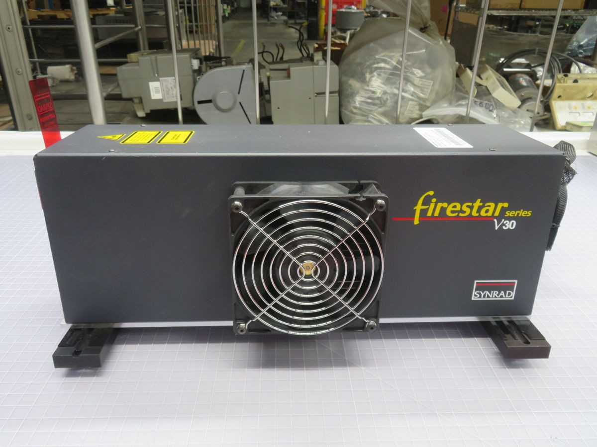 SYNRAD FSV30SFG LASERS, 30W POWER, 10.6ΜM WAVELENGTH, M² < 1.2 BQ, 1.5MM BD, 3.5MRAD DIV - LASER CUTTING MACHINES