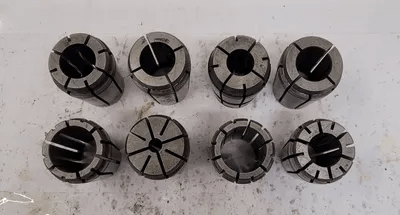 ERICKSON TG-150 TAP COLLET SET OF 8 - MACHINE TOOLING