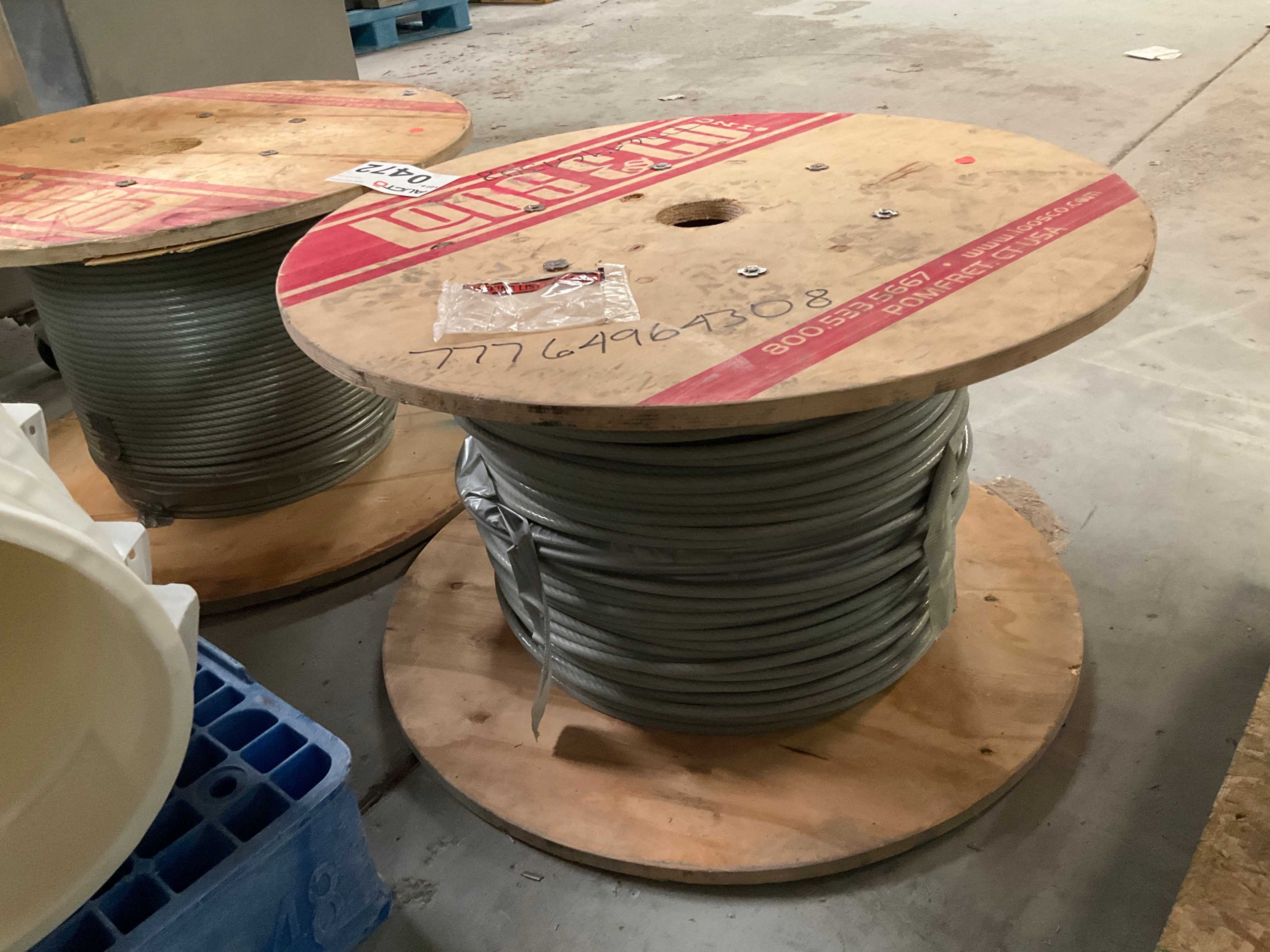 2 Spools of Loos & Co. Inc. Wire Cable - WIRE