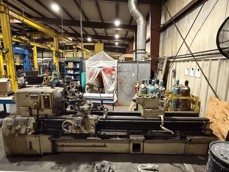 1967 MONARCH 612 ENGINE LATHE 19'' X 96'', 28'' SWING, 12-1,500 RPM, 440V - MANUAL LATHES