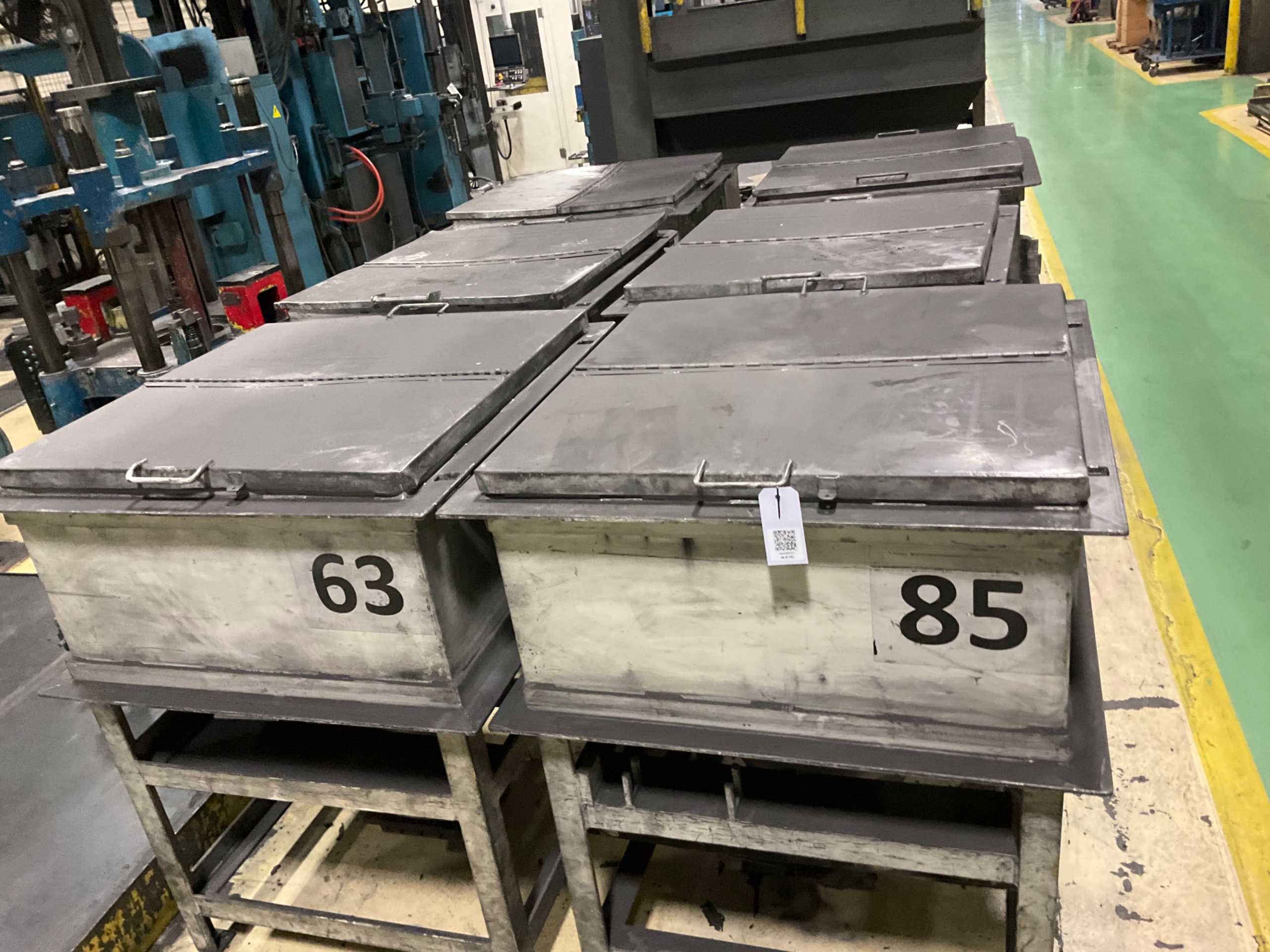 QTY 6: BLEND SYSTEM HOPPERS - VOLUMETRIC FEEDER