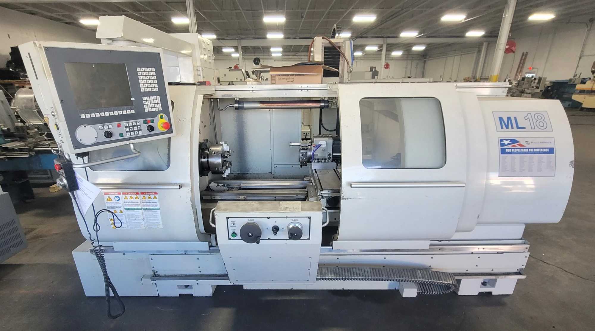 2010 MILLTRONICS ML18/60 CNC LATHE, 19" SWING, 60" MACHINING LENGTH, 24 HP, 100-2,600 RPM - CNC LATHES