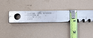 HANSFORD DAVIS D-4020 KEYSEATER – 3/4IN X 20 - MACHINE TOOLING