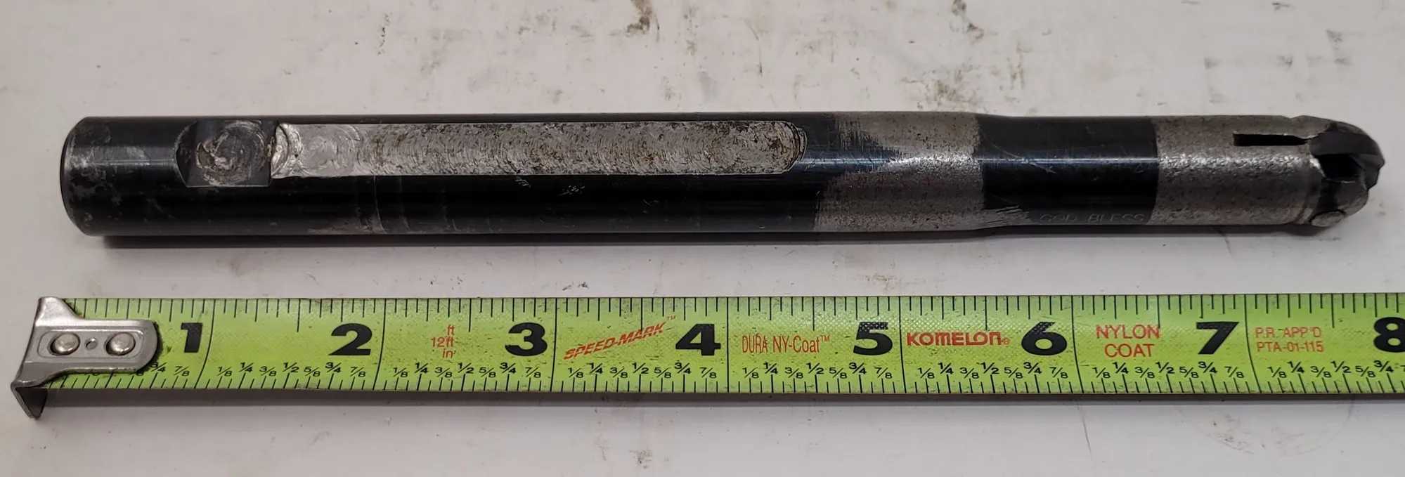 STERLING SEF 750-80 INSERT BALL NOSE END MILL - .75" DIA. OAL: 8IN CUT DIAMETER: .75IN - MACHINE TOOLING