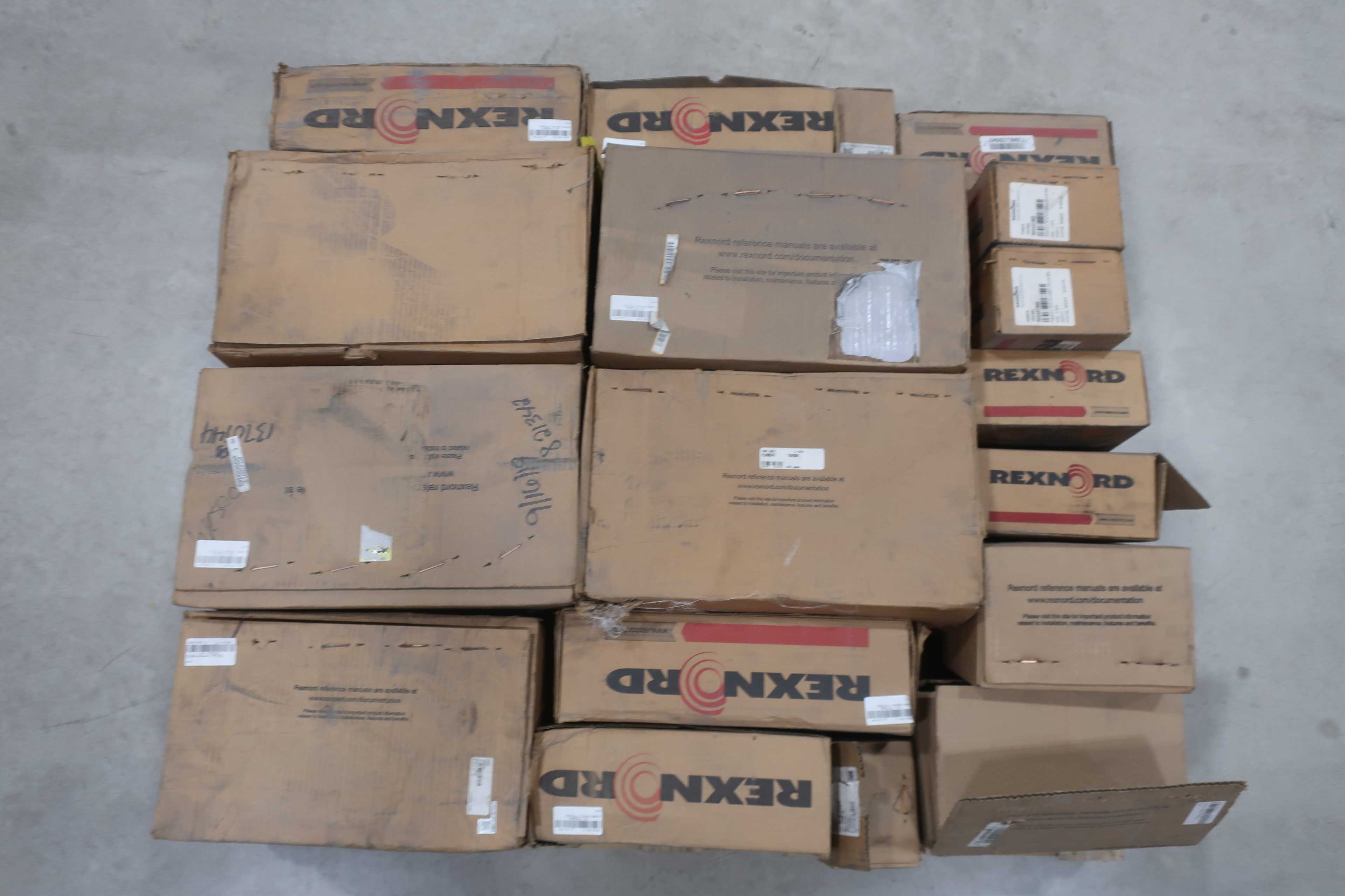 SKU 1749101 - PALLET OF ASSORTED REXNORD PILLOW BLOCK BEARINGS - BEARINGS