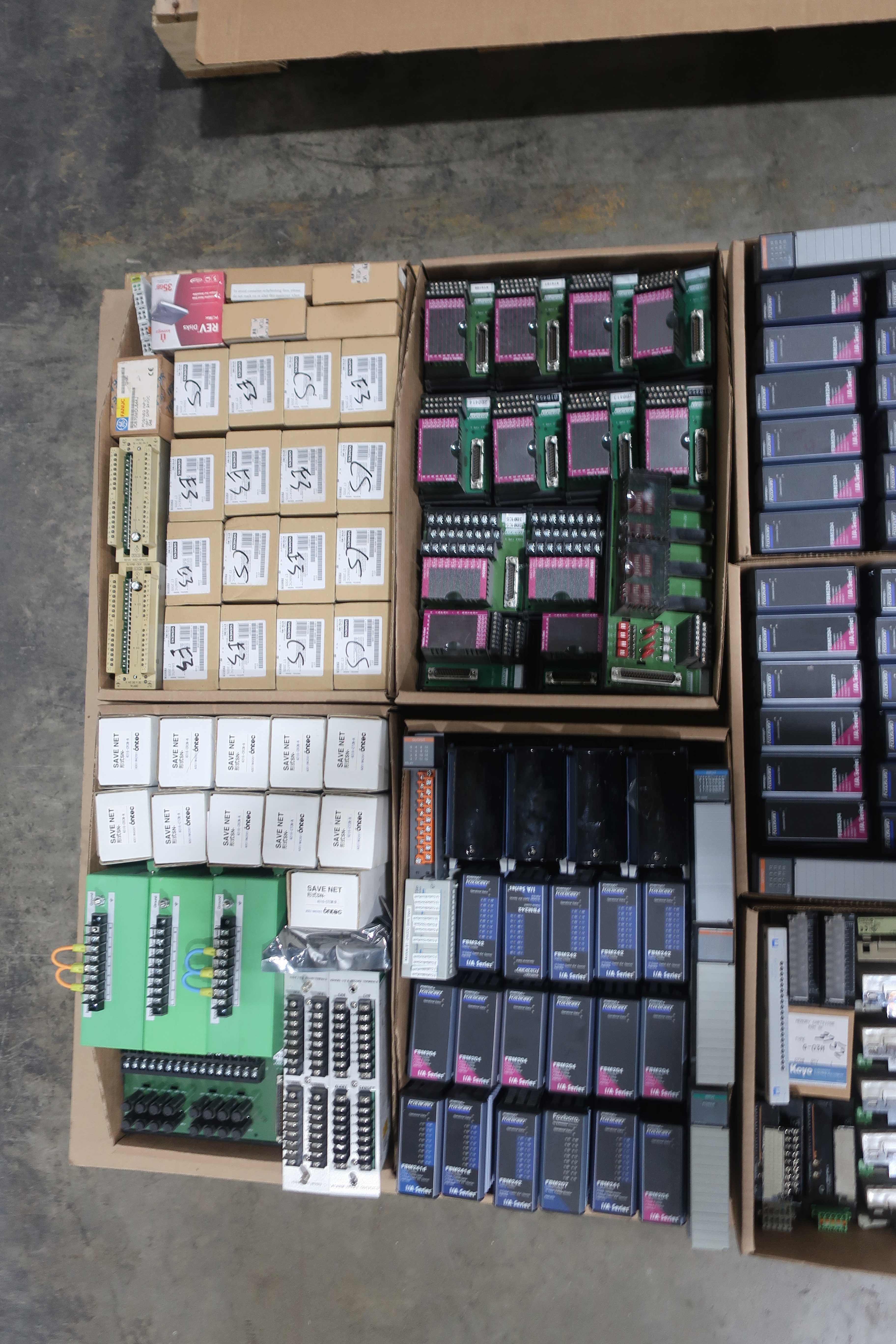SKU 1740399 - 3 PALLETS OF ASSORTED MODULES - PLC MODULES