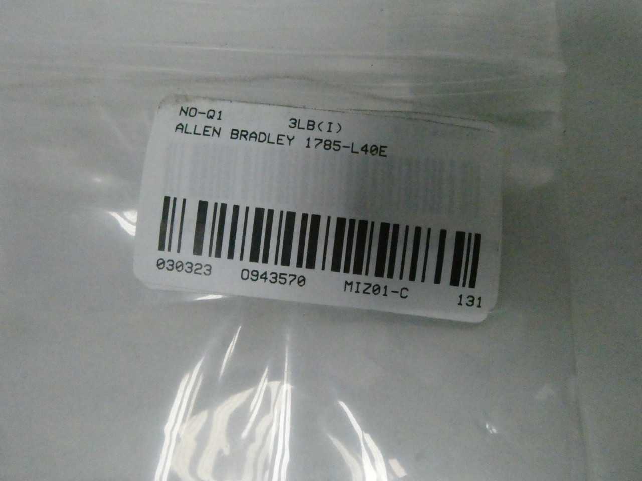 SKU 943570 - ALLEN BRADLEY 1785-L40E PROCESSOR MODULE SER C - PROCESSOR MODULES