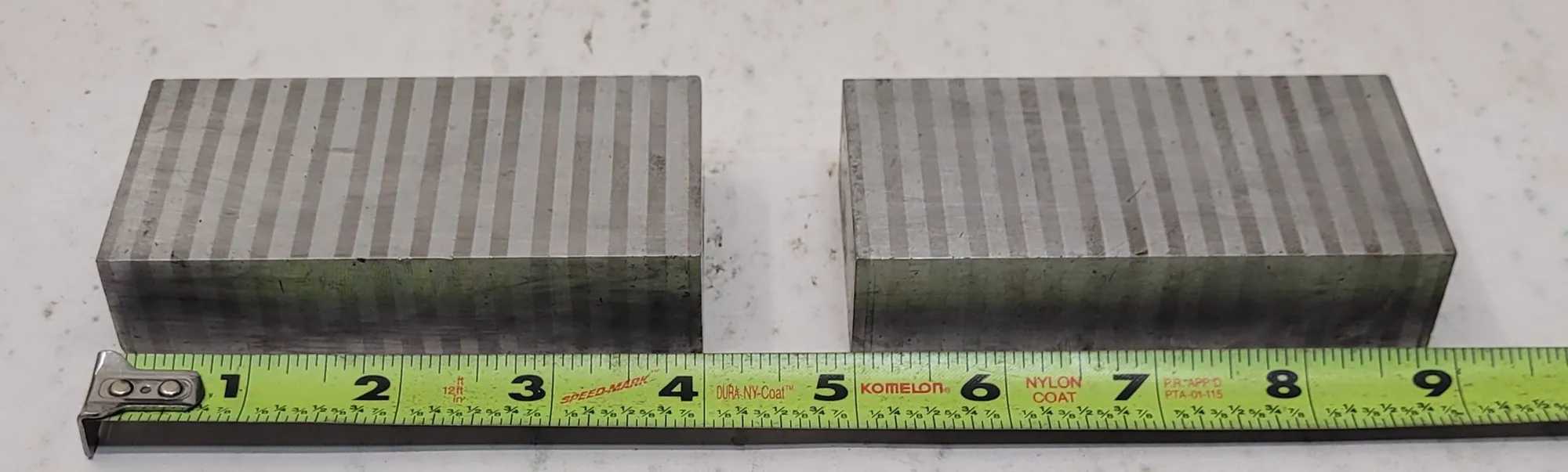 PRECISE MAGNETIC PARALLELS - SET OF 2 (4" X 2" X 1") - MACHINE TOOLING