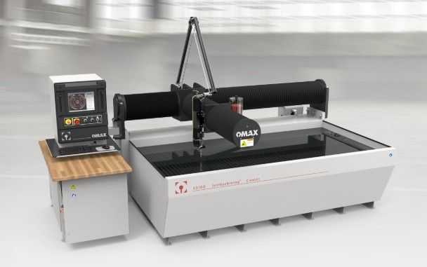 OMAX 55100 WATERJET CUTTING MACHINE - CNC WATERJET CUTTING TABLE