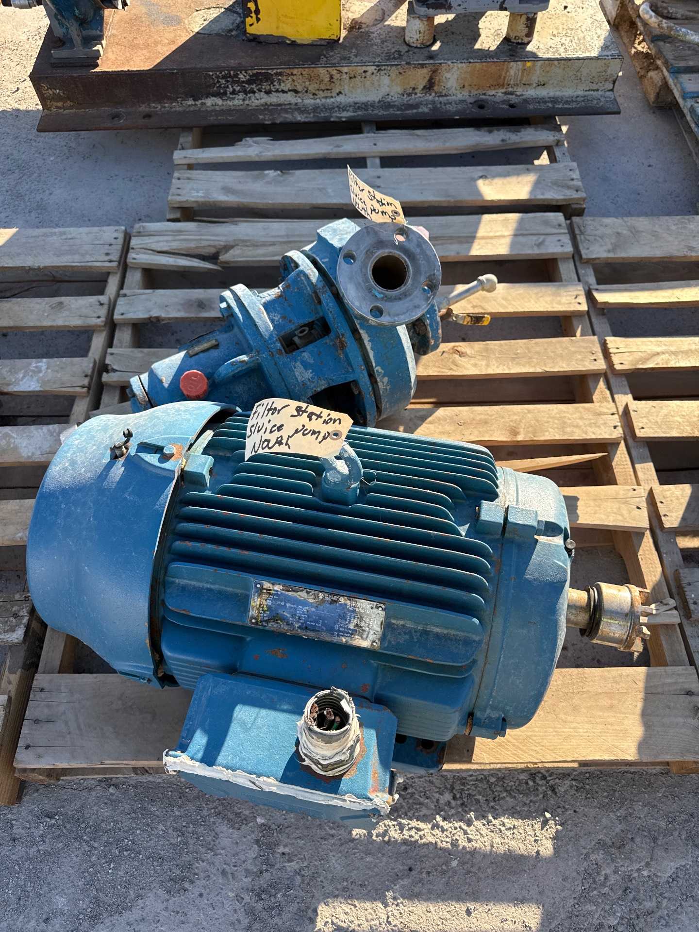 LA BOUR PUMP & 50 HP MOTOR ASSEMBLY - CENTRIFUGAL PUMP
