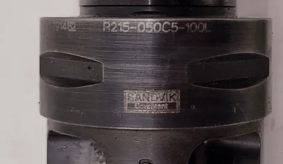 SANDVIK COROMANT R215-050C5-100L SQUARE SHOULDER MILL - 4 FLUTES, 16 INSERTS - MACHINE TOOLING