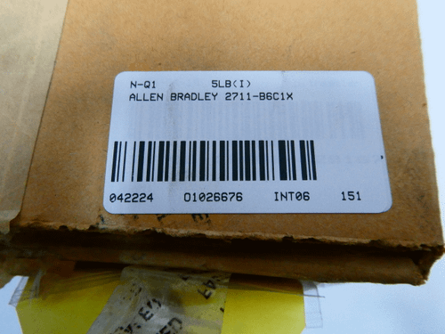 SKU 1026676 - ALLEN BRADLEY 2711-B6C1X PANELVIEW 600 OPERATOR INTERFACE PANEL SER C - OPERATOR INTERFACE PANELS