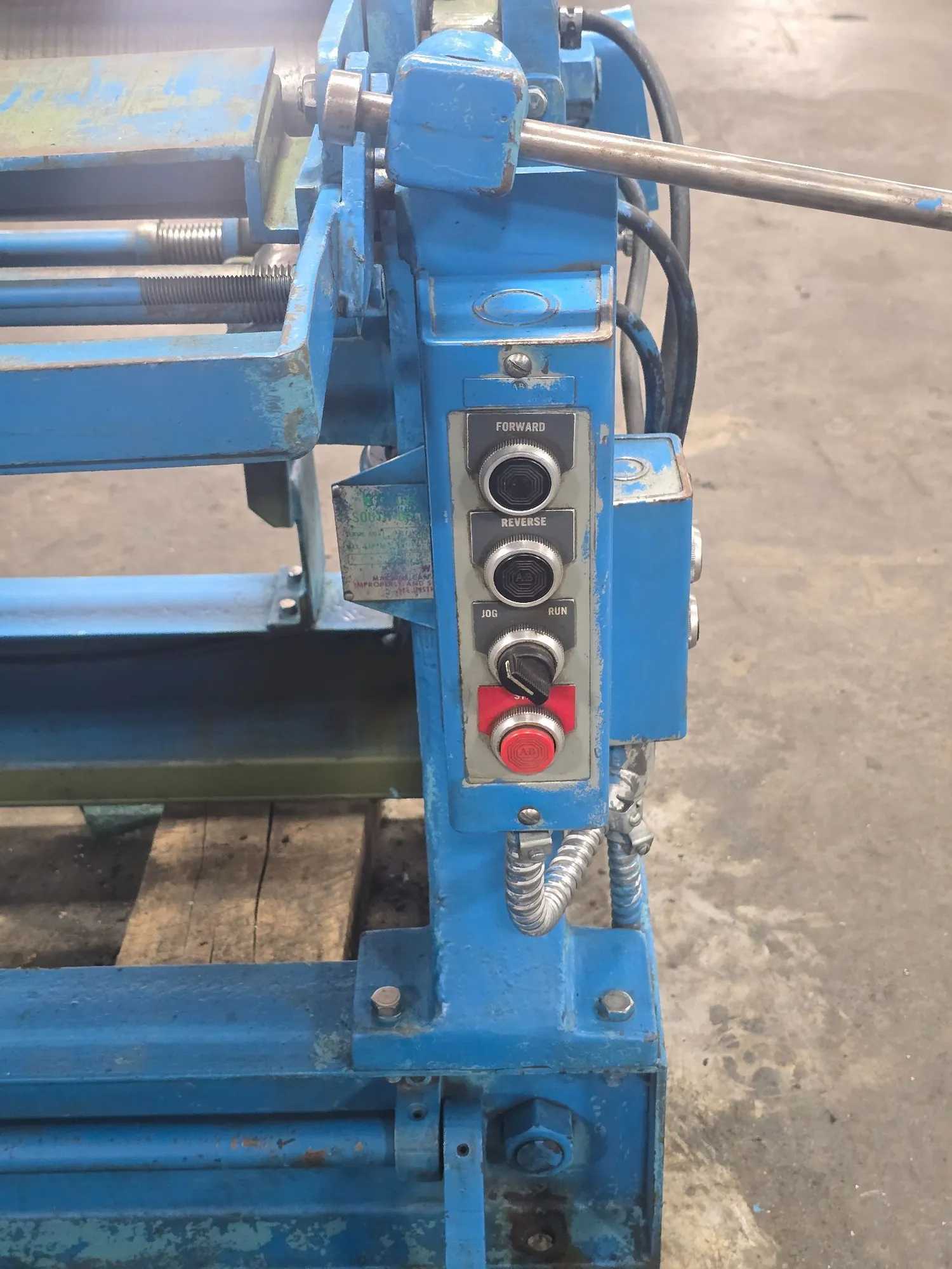 ROLSHEAR 3D5 PLATE BENDER/ROLL, 10 GA X 60", 6" ROLL DIA, 4500 LBS - PLATE BENDING ROLLS