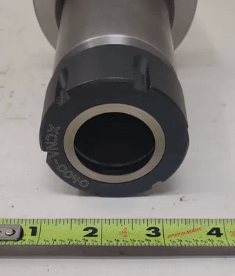 COMMAND C6C5-0040 CAT50 COLLET CHUCK - OAL 10" PROJ 5.75" BORE 1.5" - MACHINE TOOLING