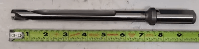 ALLIED MACHINE & ENG. 121126-585 SPECIAL HOLDER, 3/4IN FLANGED, 9-1/2IN OAL, 5-1/2IN FLUTE L. - MACHINE TOOLING