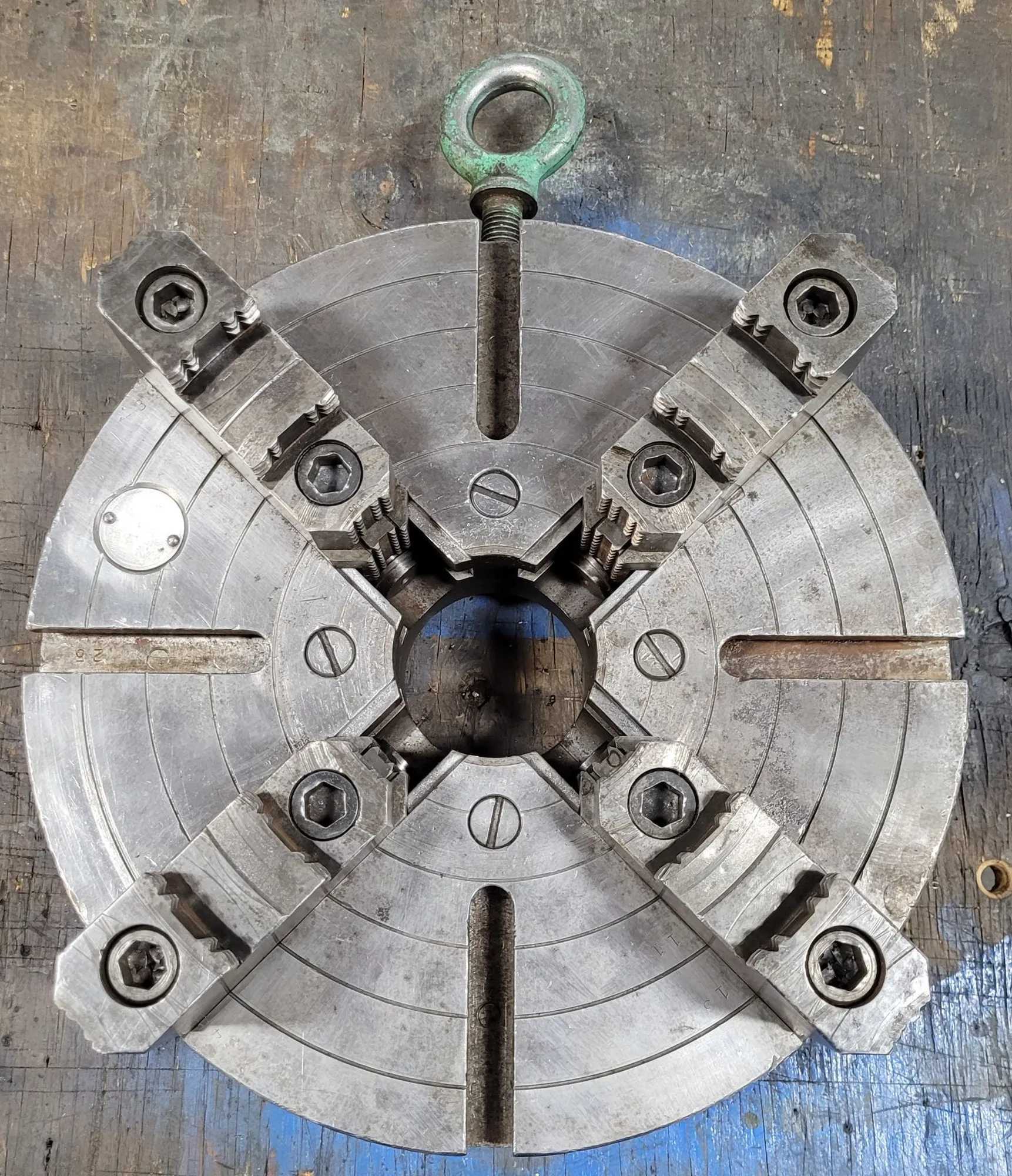 15IN CUSHMAN CHUCK – 4 JAW – D1-6 CAMLOCK - MACHINING TOOLING & PARTS