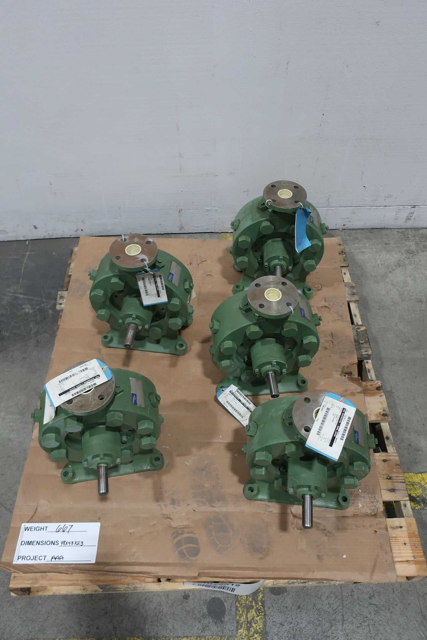 LOT OF 5 OILGEAR TOWLER PUMPS - PUMPS