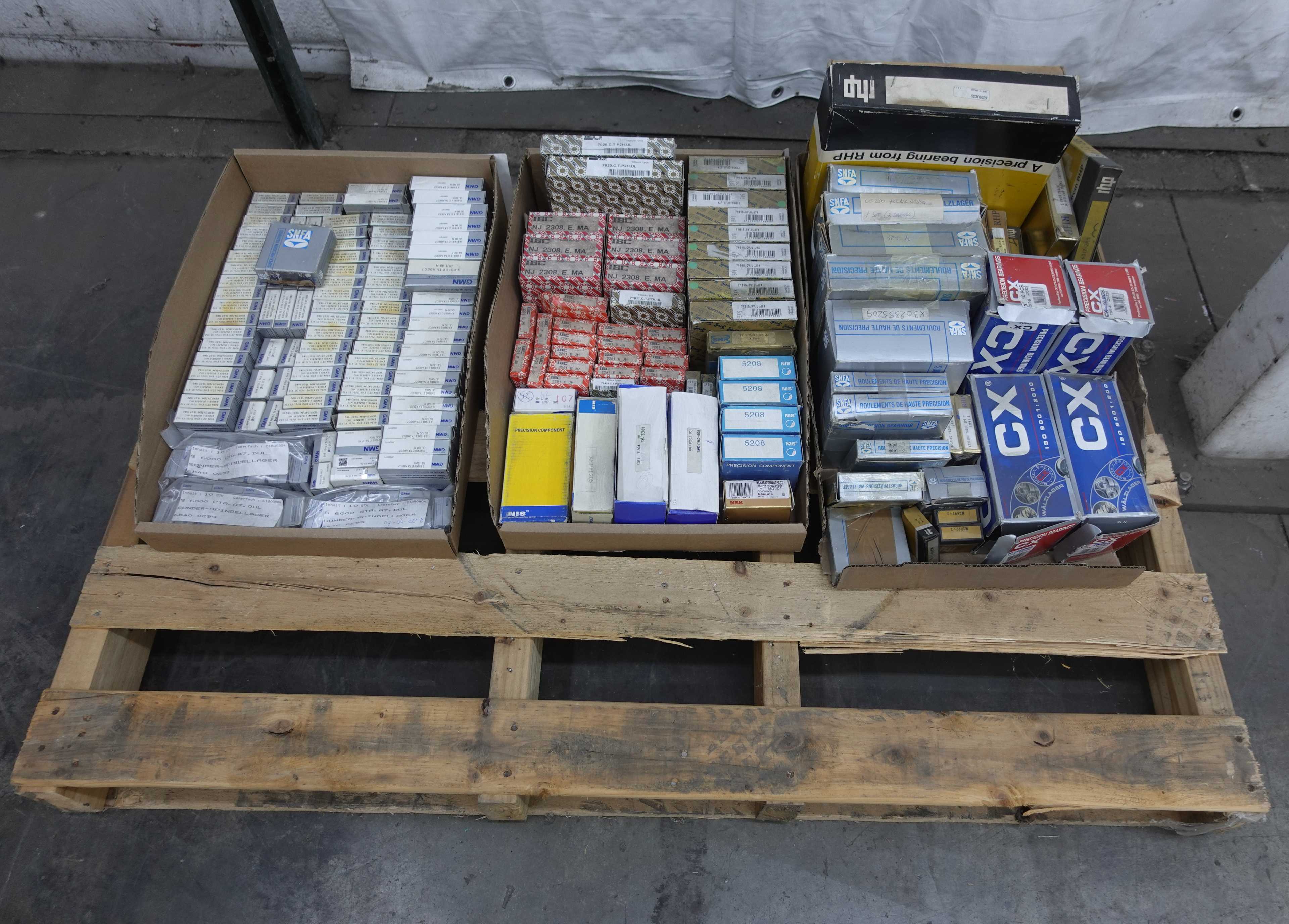 SKU 1724856 - LOT OF ASSORTED PRECISION BEARINGS - BEARINGS