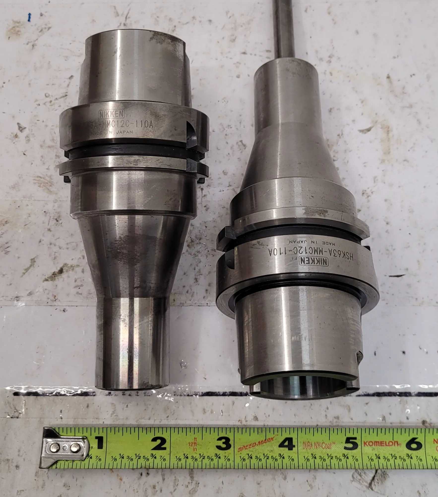 LYNDEX-NIKKEN HSK63A-MMC12C-110A TOOLHOLDER HSK COLLET CHUCK (SET OF 2) - MACHINE TOOLING
