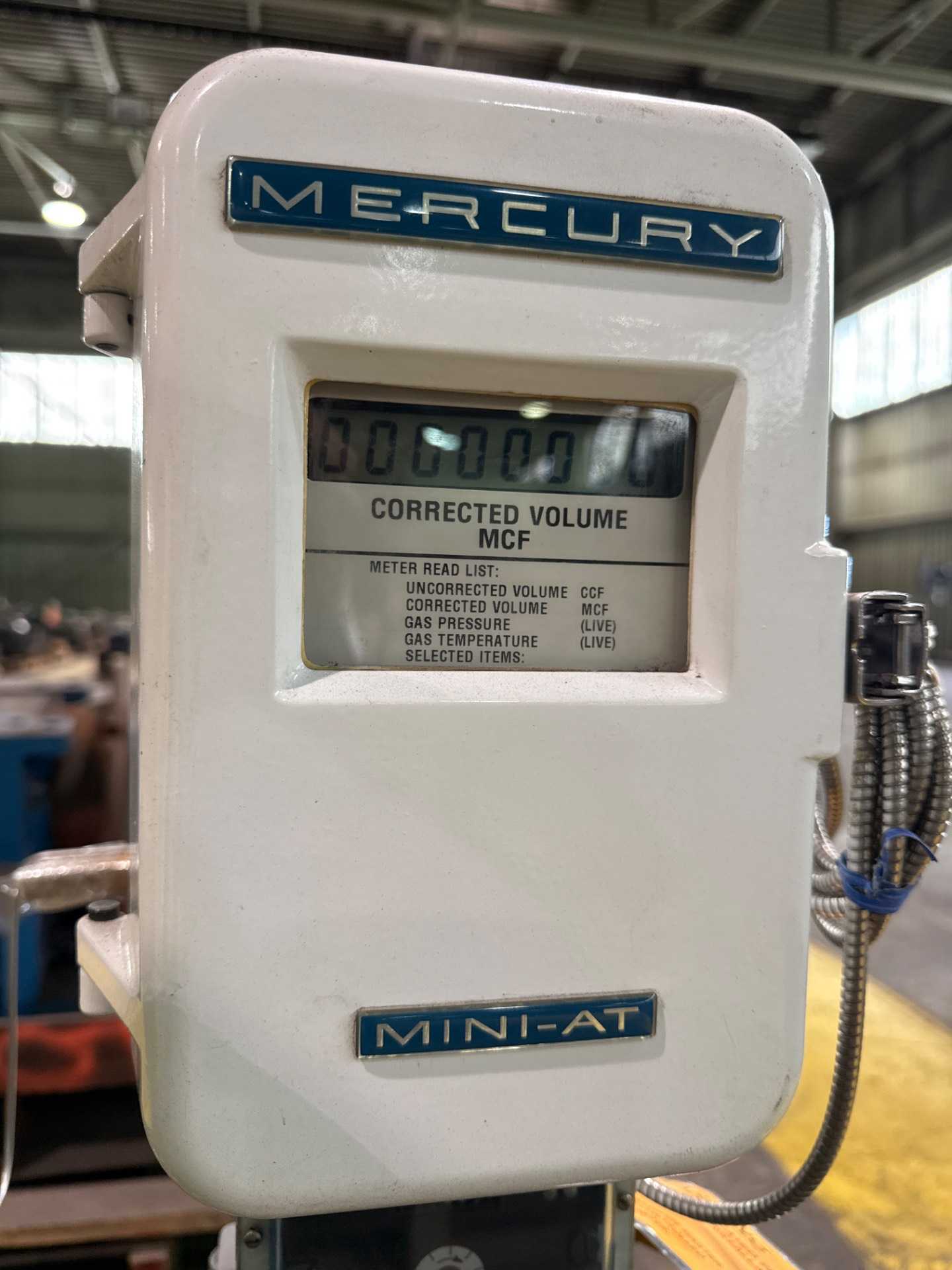1999 EQUIMETER 8-INCH TURBO-METER GAS FLOW METER, 175 PSIG MAOP, 60K CFH, MERCOR MINI CORRECTOR - FLOW METER