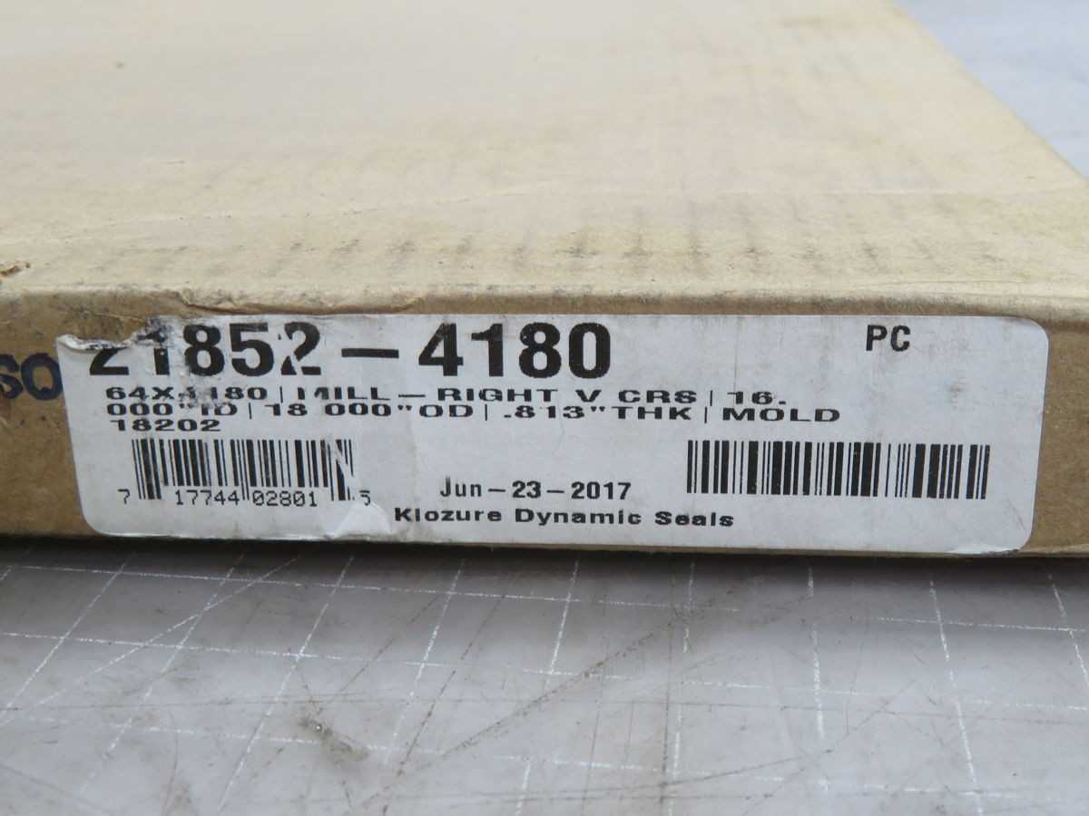 GARLOCK 21852-4180 OIL SEALS, 16.000 IN SHAFT DIA, 18.000 IN OD, 0.813 IN WIDTH - OIL SEAL