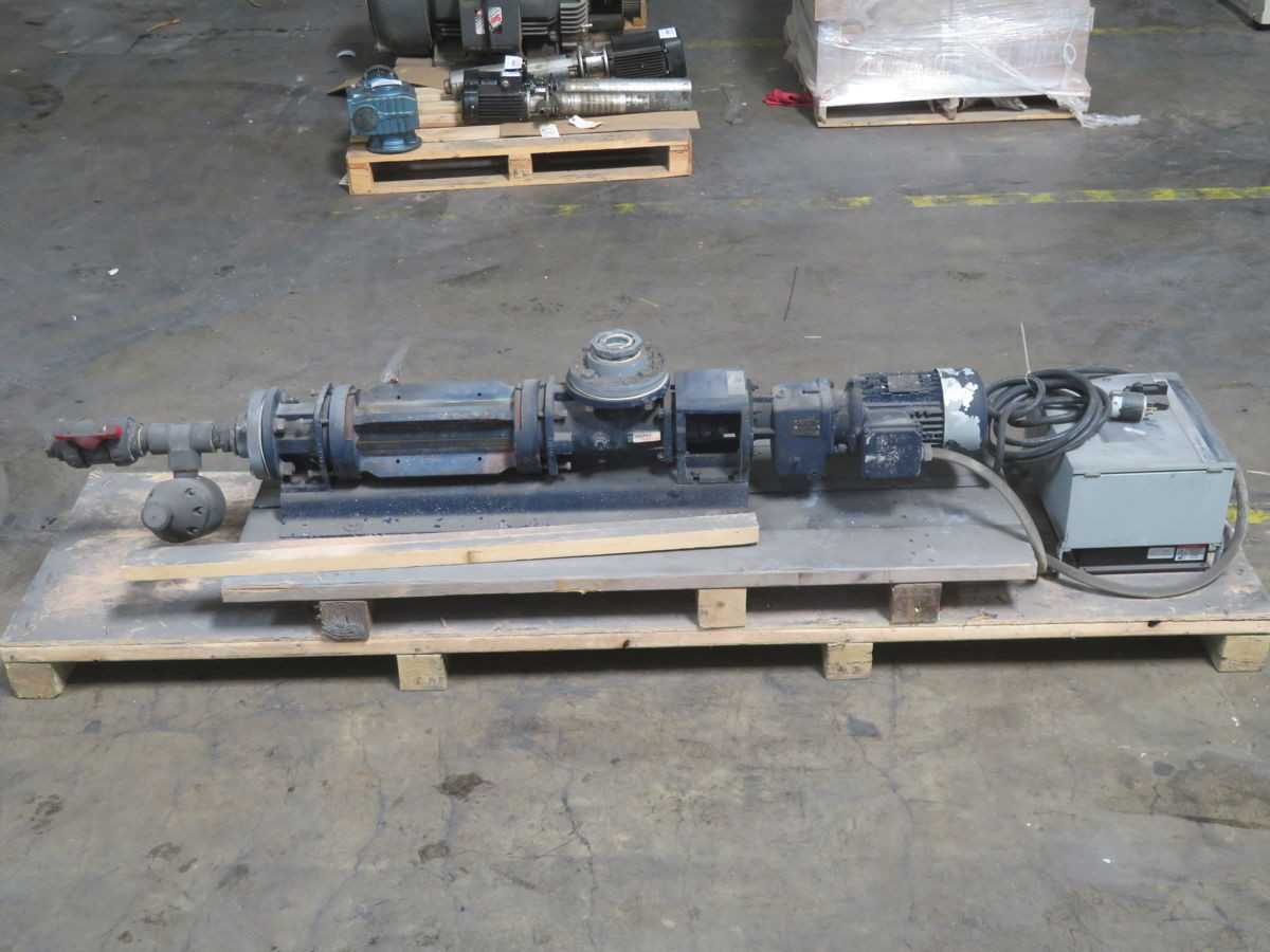 SEEPEX 5-12S PROGRESSING CAVITY PUMP, 5 M3/H FLOW, 12 BAR PRESSURE, NORD SK90S/4 MOTOR - CAVITY PUMP