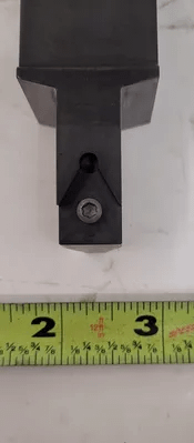 SANDVIK COROMANT BPGN 62520 TURNING GROOVING CARBIDE INSERT TOOL, 1 1/4" X 1 1/4" SHANK - MACHINE TOOLING