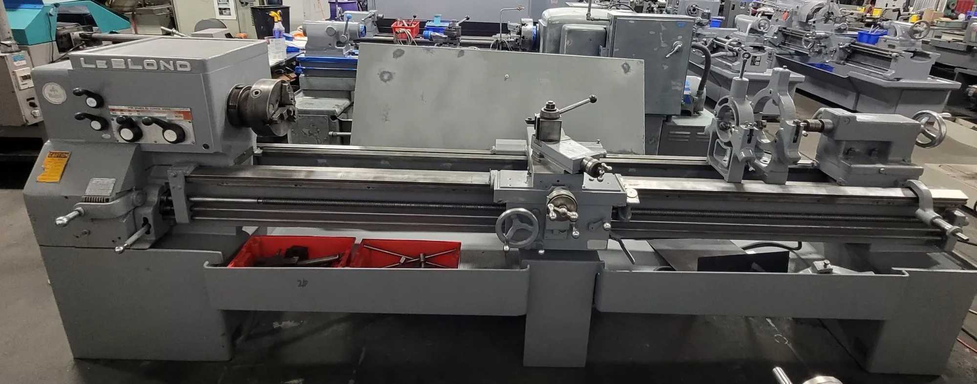 LEBLOND 19" X 102" REGAL ENGINE LATHE, 10 HP, 25-1000 RPM, 10" 3 JAW CHUCK, HARD WAYS - MANUAL LATHES
