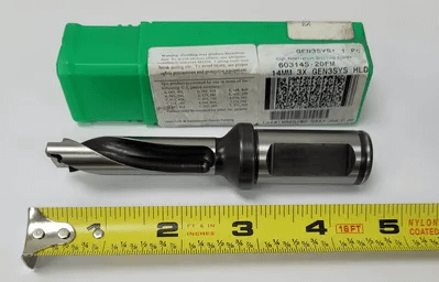 ALLIED MACHINE & ENGINEERING 60314S-20FM STRAIGHT FLUTE INDEXABLE SPADE DRILL - MACHINE TOOLING