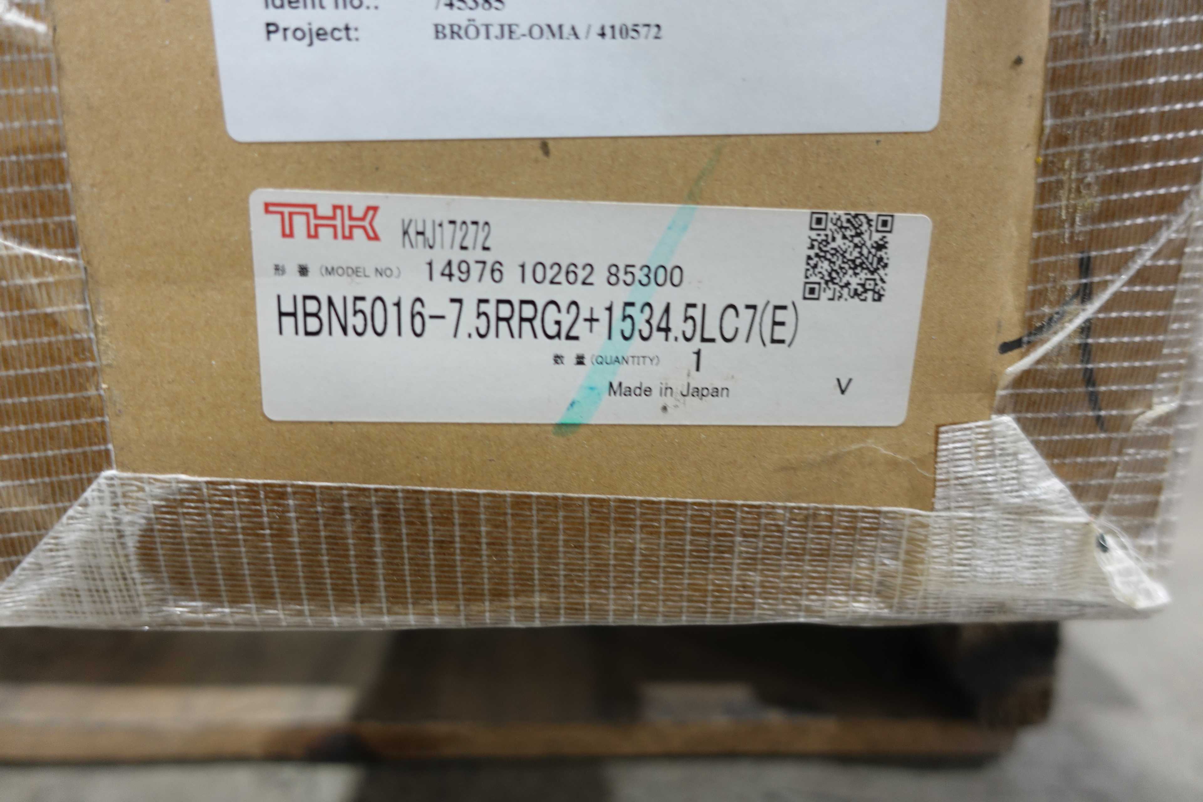 SKU 1739353 - PALLET OF ASSORTED LINEAR BEARINGS AND BALLSCREW ASSEMBLIES, THK, NSK, INA - BEARINGS
