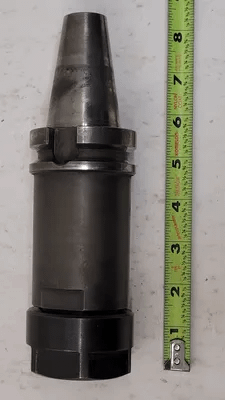 KENNAMETAL CAT40 COLLET CHUCK HOLDER - CAT 40 TAPER TYPE, 8-1/4" OAL - MACHINE TOOLING