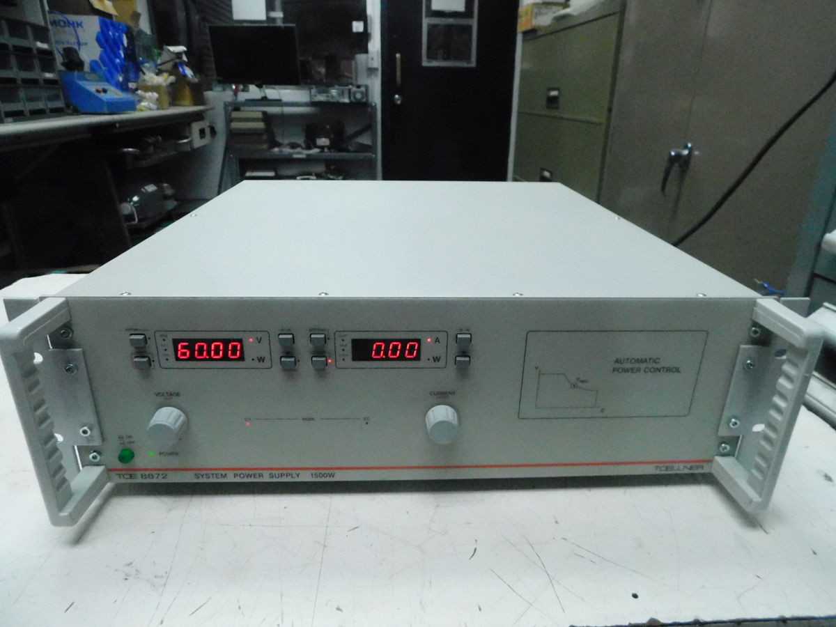 TOELLNER 8872-60 DC POWER SUPPLIES, 1500W POWER, 0-60V VOLTAGE, 0-65A CURRENT, 240 VAC INPUT - POWER SUPPLIES
