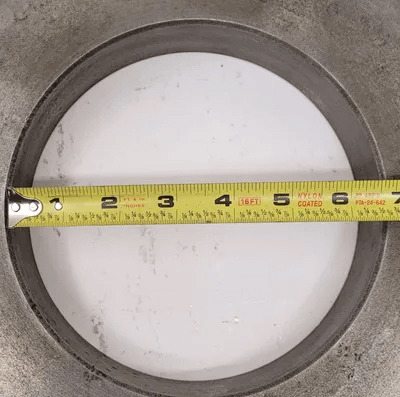 15" LATHE FACE PLATE - D1-8 MOUNT WITH 6-5/8" THROUGH HOLE - MACHINE TOOLING