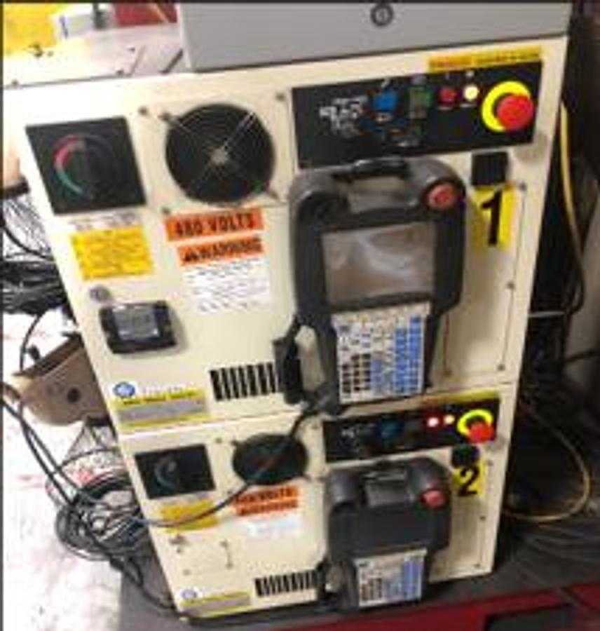 2015 GENESIS/FANUC ARCMATE 100IC/12 DUAL WELDING CELL, 12KG, 1420MM REACH, R-30IB CONTROL - ARTICULATED ROBOTS
