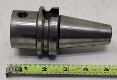 KOMET CAT40 END MILL TOOL HOLDER - CAT 40 TAPER, 5" OAL, 28MM BORE ID - MACHINE TOOLING