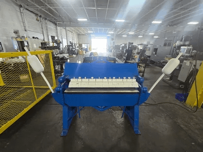 CHICAGO DREIS & KRUMP 48 1/2" X 12 GAUGE BOX AND PAN BRAKE, MODEL BPU 412-6 - BOX & PAN BRAKES