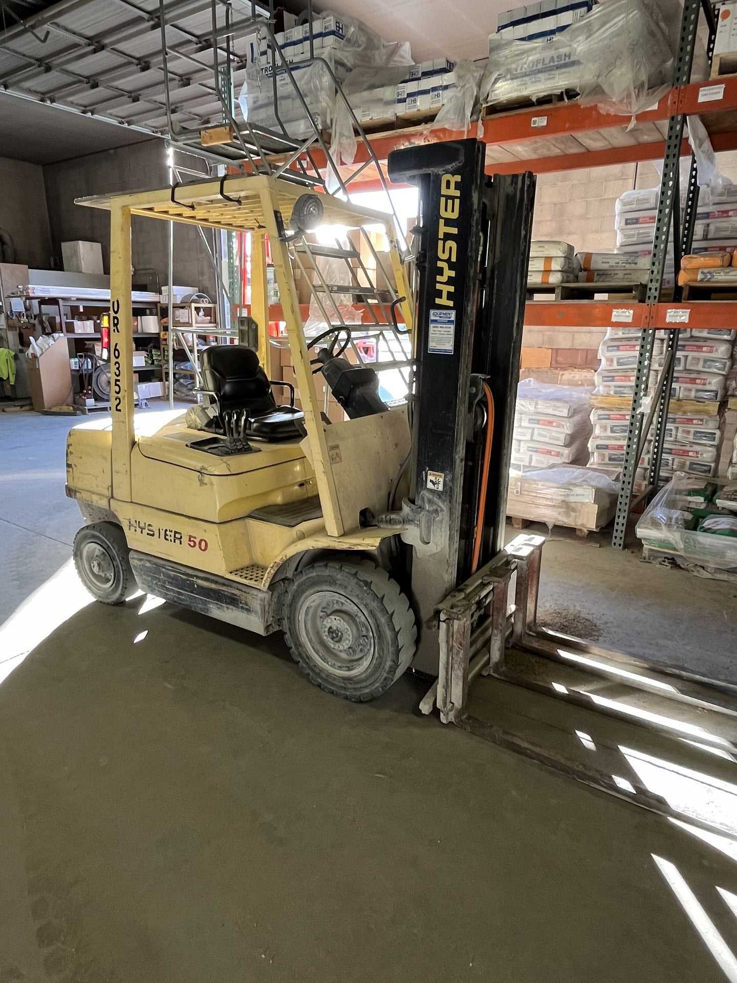 2003 HYSTER H50XM SIT-DOWN FORKLIFT - COUNTERBALANCE FORKLIFT