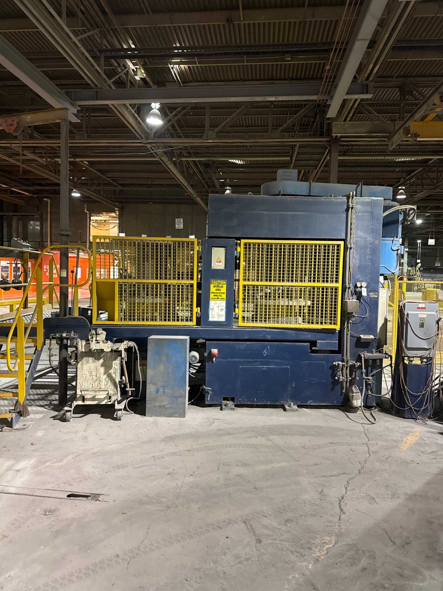 2000 Herborn Breitenbach Sv 1250 - A2 Wire Respooler/Winder, 1000 NM Torque, 205V DC, 316 W - WIRE RESPOOLERS & WINDERS