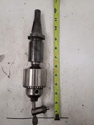 JACOBS 14N SUPER CHUCK, 0-1/2" CAPACITY, W/ #3 MT ON BT30 HOLDER - MACHINE TOOLING