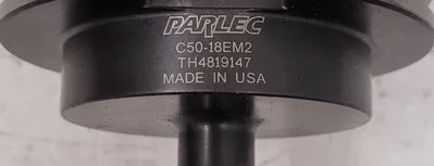 PARLEC C50-18EM2 END MILL HOLDER, CAT 50 TAPER, 3/16" SIZE, 2.5" PROJECTION - MACHINE TOOLING