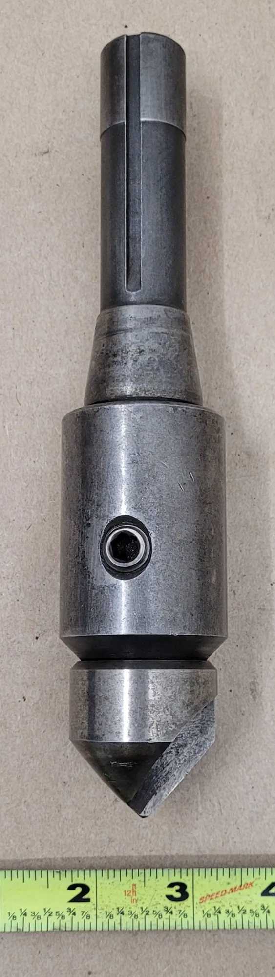BRIDGEPORT R8 END MILL HOLDER, 8-1/4" LENGTH, 1-1/2" BODY DIAMETER, R8 SHANK TYPE - MACHINE TOOLING