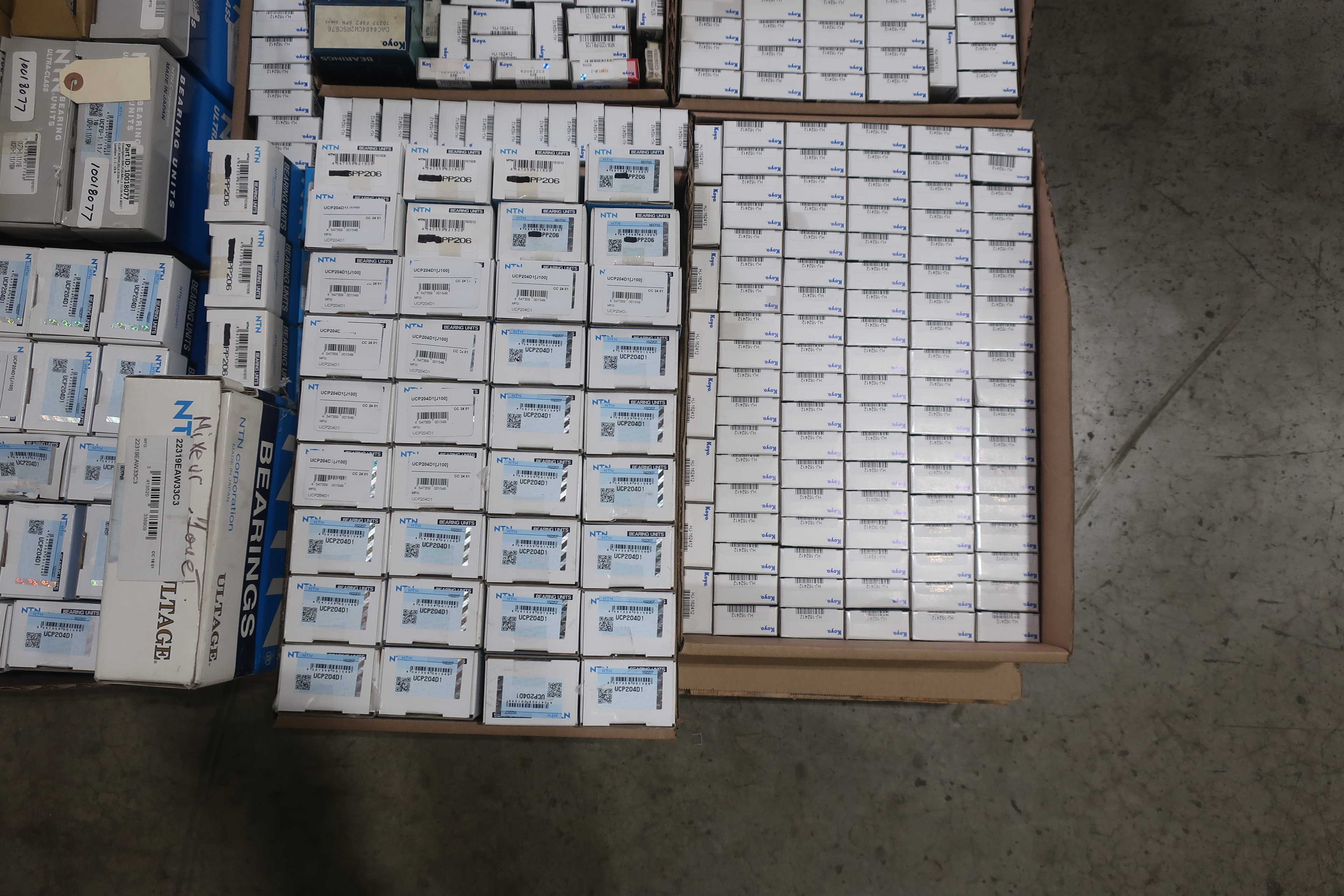 SKU 1749869 - PALLET OF ASSORTED NTN AND KOYO BEARINGS - BEARINGS