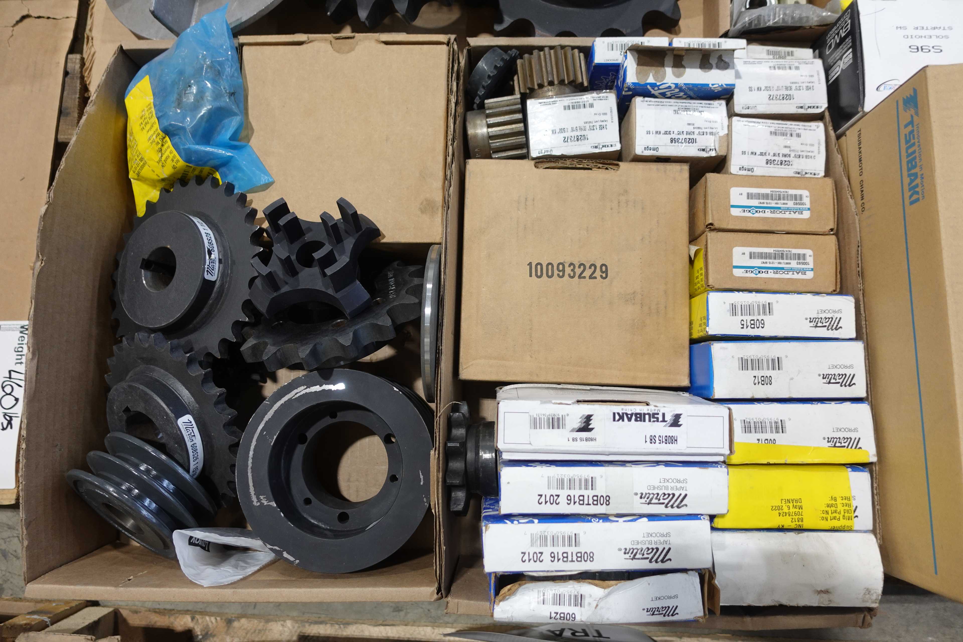 SKU 1748138 - 4 PALLETS OF ASSORTED POWER TRANSMISSION AND DRIVE TRAIN COMPONENTS